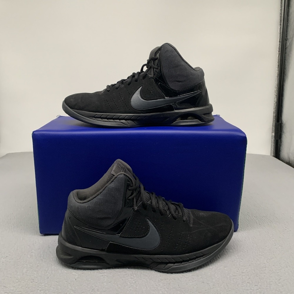 Nike Mens Air Visi Pro VI NBK Basketball Shoes 749168-003 Black Sz 13 MINT!!